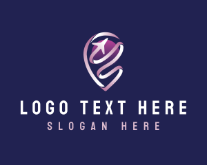 Tour Guide - Flight Travel Plane logo design