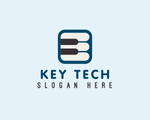 Keyboard - Piano Keyboard App logo design