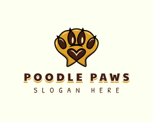 Pet Paw Print logo design