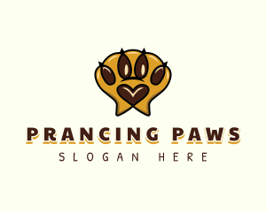 Pet Paw Print logo design