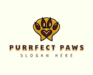 Pet Paw Print logo design