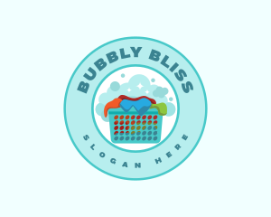 Clean Laundry Washer logo design