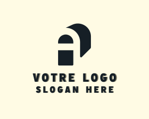 Arch Interior Designer Letter A Logo