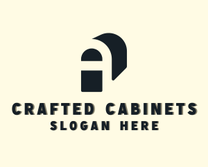 Cabinetry - Arch Interior Designer Letter A logo design