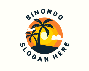 Scenery - Summer Island Getaway logo design