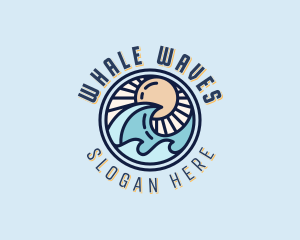 Ocean Waves Resort logo design