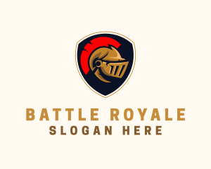 Fortnite - Gaming Spartan Helmet Armor logo design