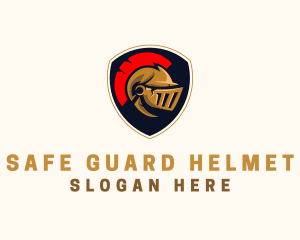 Helmet - Gaming Spartan Helmet Armor logo design