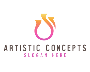 Abstract - Abstract Ring Jeweler logo design