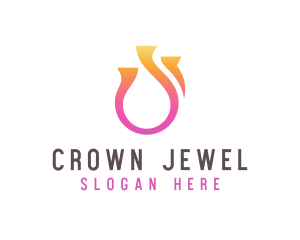 Abstract Ring Jeweler logo design