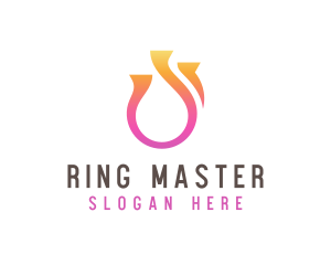Ring - Abstract Ring Jeweler logo design