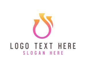 Abstract Ring Jeweler Logo