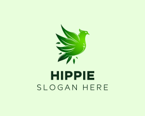 Cbd - Weed Leaf Eagle logo design