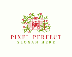 Floral Camera Studio logo design