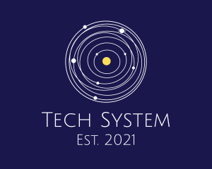 Solar System Path logo design