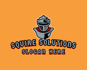 Squire - Knight Soldier Warrior logo design