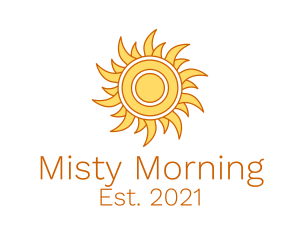 Morning Summer Sun logo design