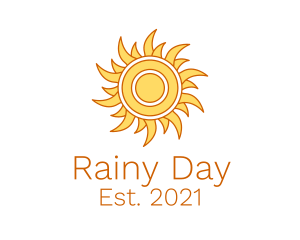 Morning Summer Sun logo design