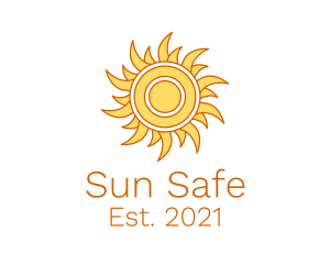 Morning Summer Sun logo design