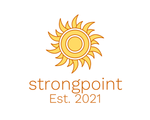 Sunshine - Morning Summer Sun logo design