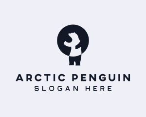 Arctic Polar Bear Zoo logo design