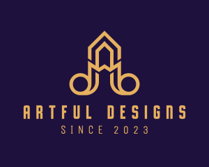 Elegant Luxury Letter A logo design