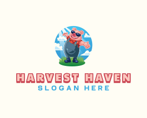 Pig Farmer Ranch logo design