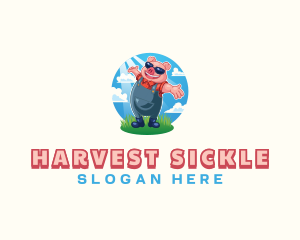 Pig Farmer Ranch logo design