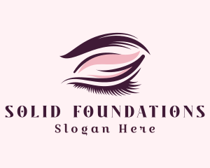 Eyelash - Aesthetic Beauty Cosmetics logo design