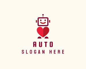 Robotics - Modern Dating Robot logo design