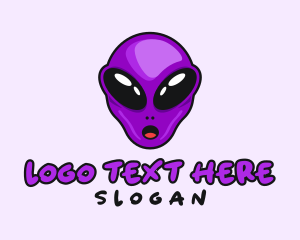 Extraterrestrial - Alien Gaming Avatar logo design