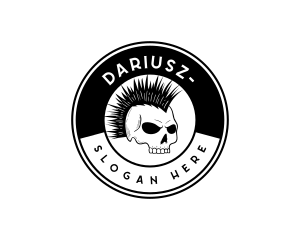 Rockstar Skull Punk Logo
