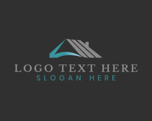 Residential - House Roofing Property Developer logo design