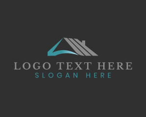 Property - House Roofing Property Developer logo design
