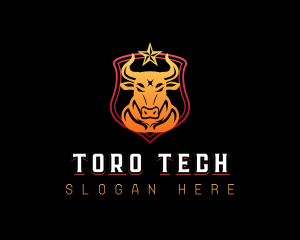 Toro Bull Shield logo design