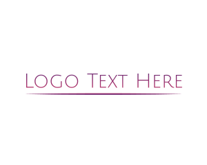 Underline - Elegant Minimalist Cosmetics logo design