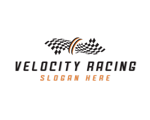 Racing Flag Competition logo design