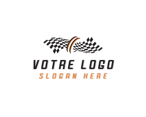 Racing - Racing Flag Competition logo design