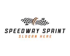 Racing - Racing Flag Competition logo design