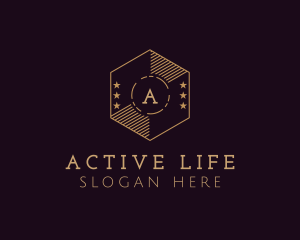 Legal Advice - Hexagon Shield Academy logo design