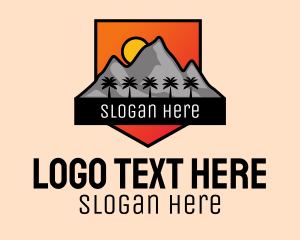 Tropical Mountain Badge Logo