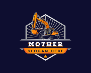 Demolition - Excavator Contractor Builder logo design