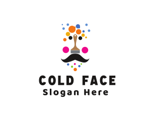 Artist Paint Face logo design