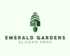 Organic House Gardening logo design