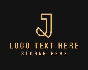 Letter J - Tailoring Clothing Boutique logo design