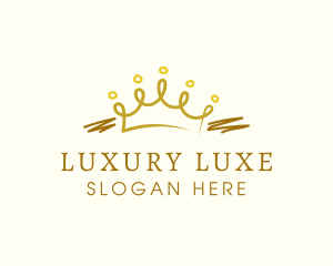 Luxury Crown Jewelry logo design