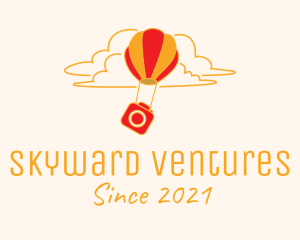 Airship - Hot Air Balloon Camera logo design