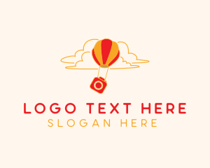 Hot Air Balloon Camera  logo design