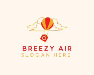 Hot Air Balloon Camera  logo design