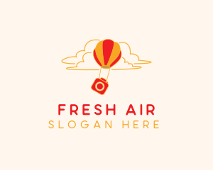 Hot Air Balloon Camera  logo design